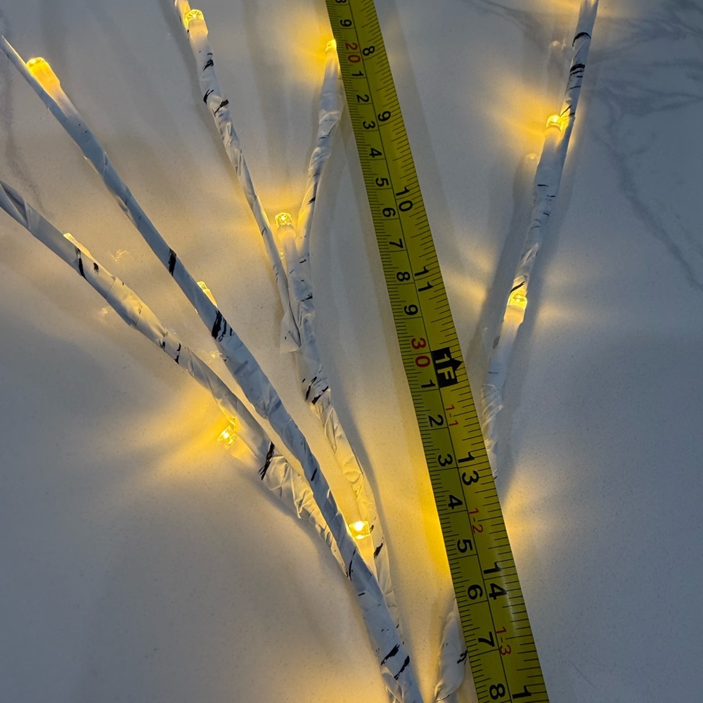 LED Lighted Branches - White and Yellow